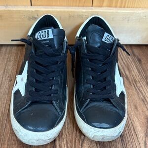 Golden Goose Black and White Sneakers size 41 (9/9.5)